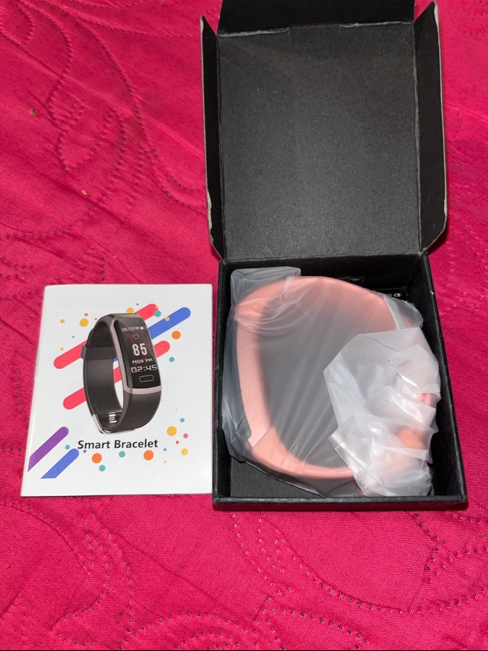 Rose Gold Smart Watch Bracelet Fitness Tracker - Unbranded